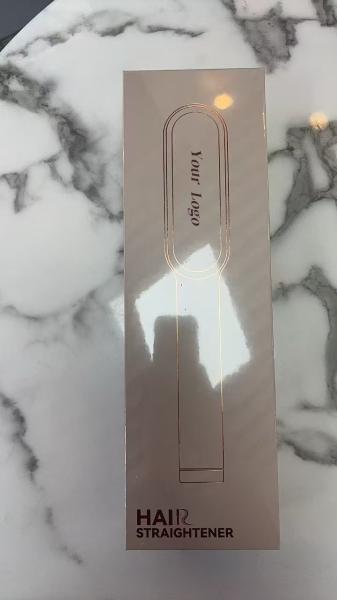 45W Hair Straightener Comb Anti Scald Hair Brush Negative Ion Styling Comb Fast Heating 5 Adjustable Temperature Levels