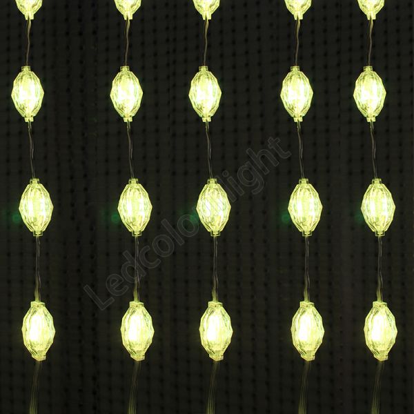 IP66 Outdoor 35mm 3D Diamond LED String Light with DMX512 RGB Pixel Control