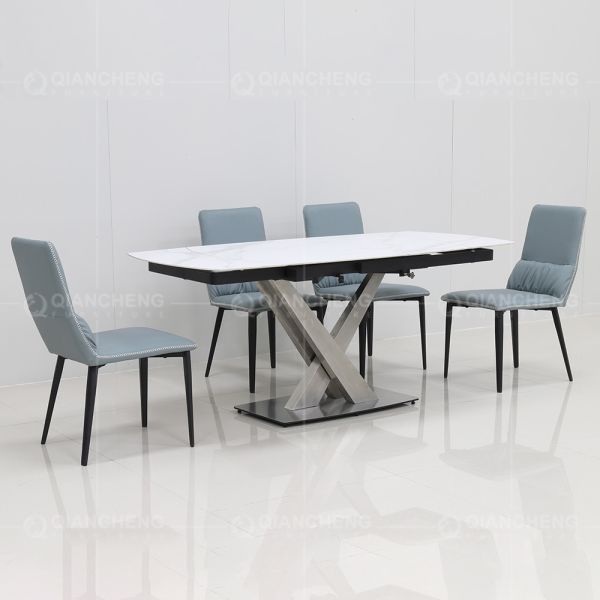 Обеденный стол мрамора Qiancheng со стульями