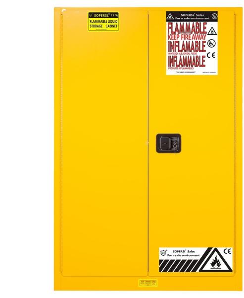 3Point Locking Chemical Flammable Storage Steel Cabinet 100 Lbs FM