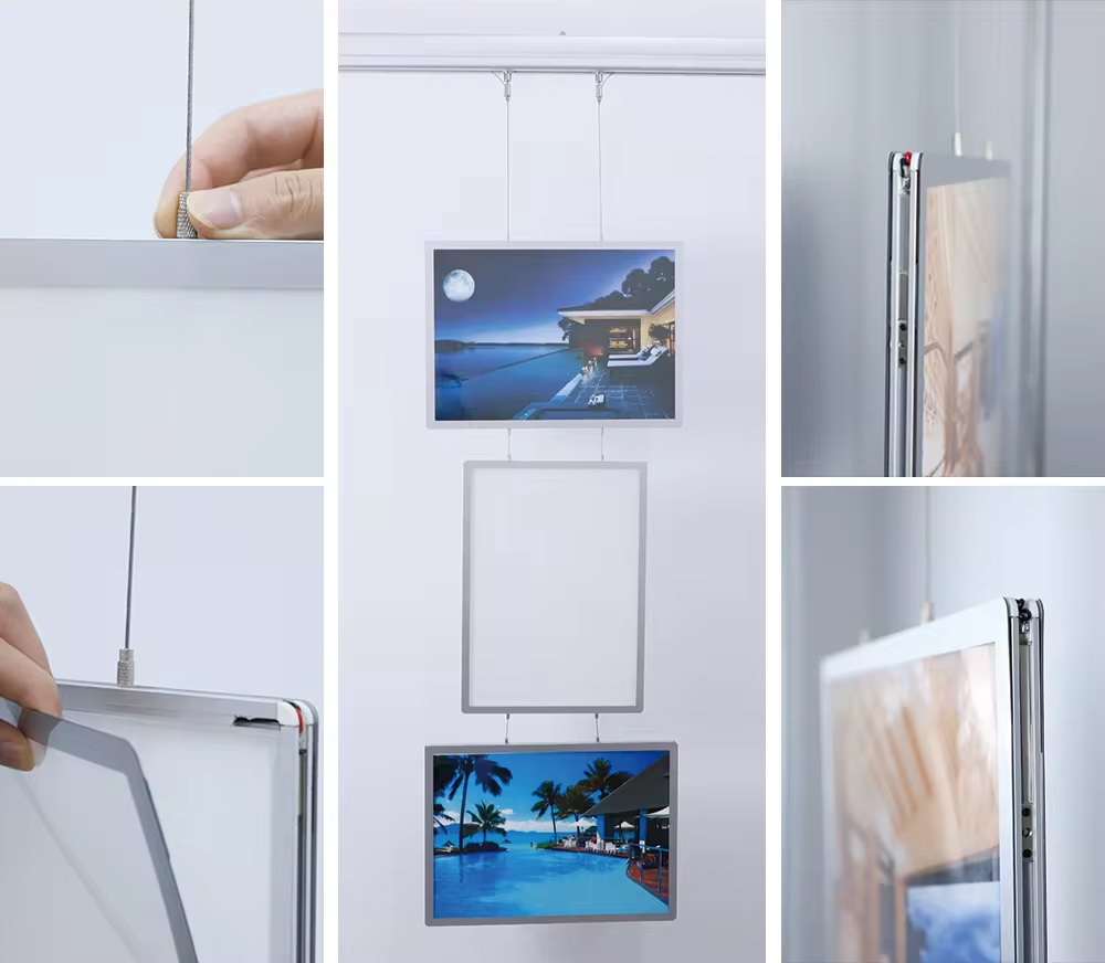 Алюминиевая панель освещения с профилем A4 Ultra Slim Desktop LED Light Box