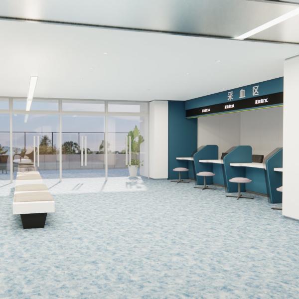 Non Toxic Heterogeneous Flooring High-Stain Resistance Easy Maintenance