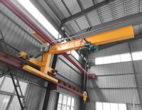 Grúa Jib montada en la pared con elevador eléctrico libre de pie con baja distancia libre 2000kg