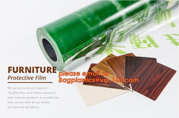 Clear Polythene PE Protective Stretch Film,PE Surface Protective Film For Aluminium Composite Panel,removable lens scree