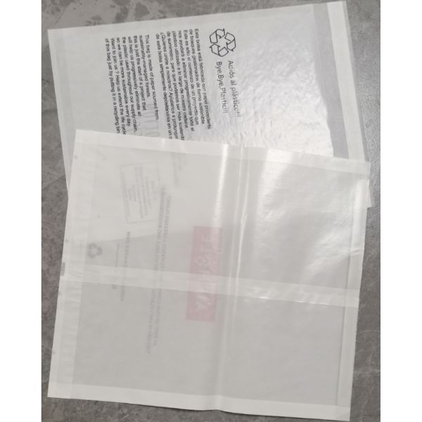 40gsm Glassine Paper Bag Self Adhesive Gusseted Glassine Bags Recyclable