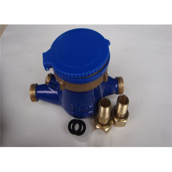 Brass Cold Residential Water Meters 7 Digits SNI Standard LXSG-15E
