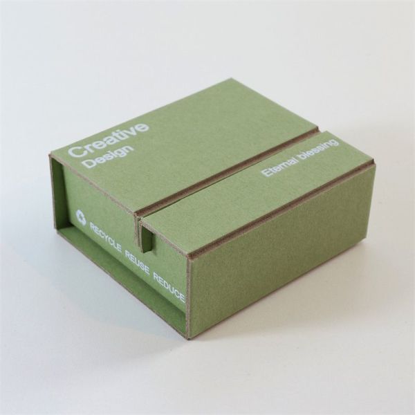 Foldable Small Cardboard Jewelry Boxes Wedding Party Small Gift Packing Box Offset Printing