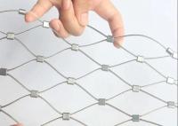 AISI 316 Stainless Steel Rope Wire Mesh 4x4 Inch for Zoo Enclosures