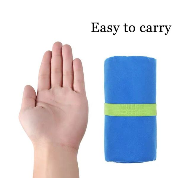 На открытом воздухе бутылка RPET повторно использовала сухое охлаждение Rags полотенца спорт Microfiber быстрое