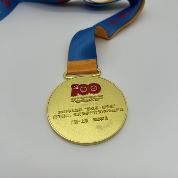 Antique bronze engraved metal medals, bespoke antique bronze sports medallions
