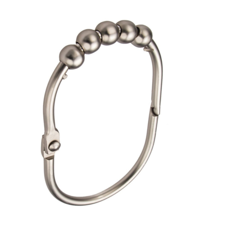 Depot Wide Bathroom Curtain Rings Shower Rod Rings 12.69*6.34*2.53  Cm