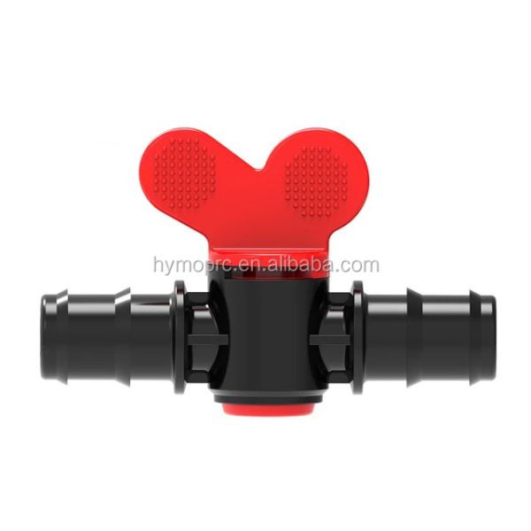 White Grey Standard DIN Manufacture 16mm 20mm Male Thread Irrigation Mini Plastic Valve