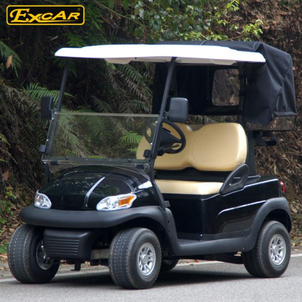A maioria 2 de carrinhos de golfe bondes populares dos assentos com casaco, acelerador 100 impermeável