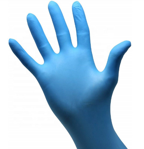GB2626 14.6cm*11.5cm Blue Disposable Medical Nitrile Gloves