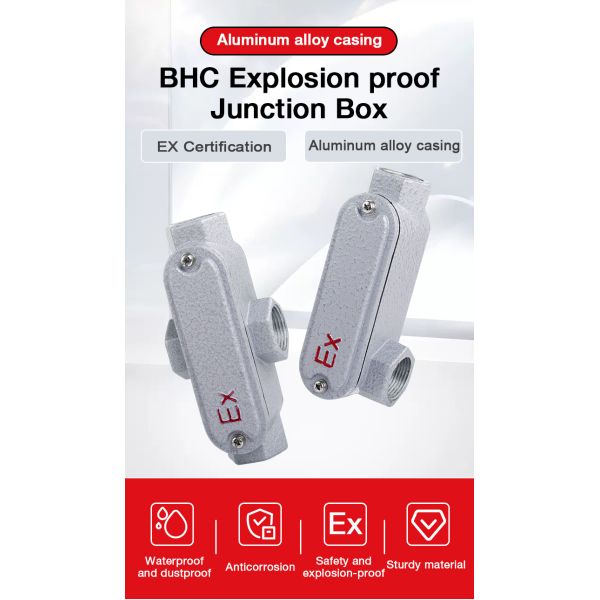 Explosion-proof Aluminum Alloy Metal Junction Box Outdoor Electrical Wire Box