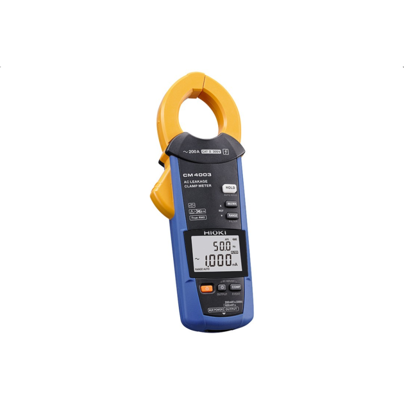 AC Leakage Current Clamp Meter CM4003 with True RMS Output Non-contact Voltage Detection and Compact Design