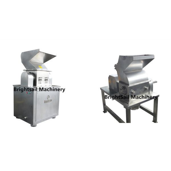 Raw sugar powder crusher machine pink salt arabic gum granules making machine
