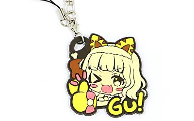 Fashionable PVC Rubber Keychain Custom 3D Effect Promotional Giveaways