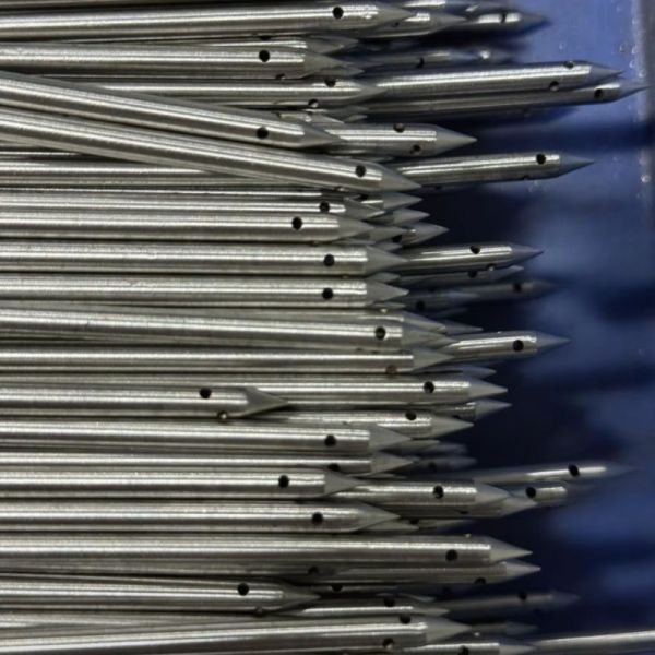 316l Stainless Steel Capillary Variable Diameter Head Expansion And Contraction Sandblasting Marking