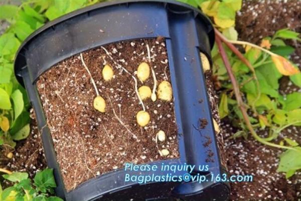 potato plant pot with plastic material,planting pots potato basin, Hydroponic vertical growing systems PP plant flower