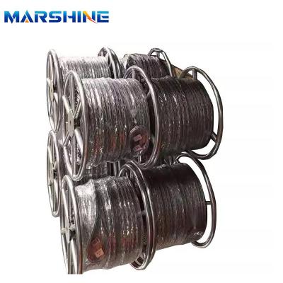 Anti Twist Braid Electro Galvanized Steel Wire Rope Construction 50mm-125mm