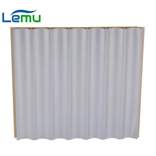 200 Inner Semicircle WPC Wall Panel for Interior Wall Cladding in Home and Mall Design
