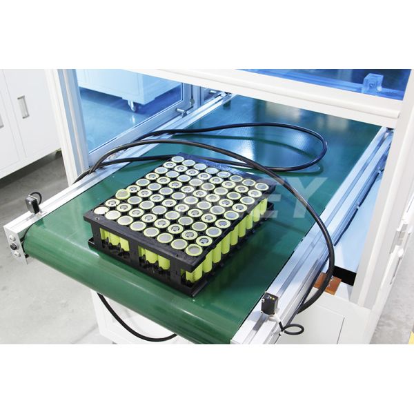 Automatic Visual Inspection Machine for Cylindrical Battery Positive & Negative Electrode