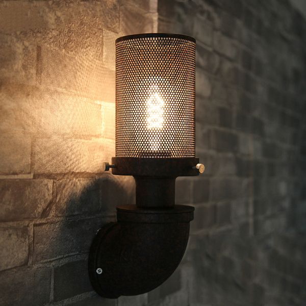 Water iron pipe Loft retro vintage Industrial wall light (WH-VR-44）