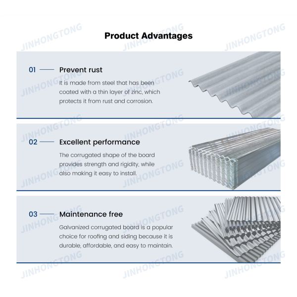 Industry Galvanized Corrugated Iron Sheets Roofing 0.2MM 0.3MM 0.44MM Galvanized Roofing Sheet Hardness Mid Hard