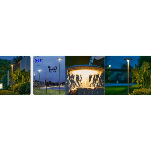 Гарантия 2 года IP66 солнечная светодиодная наружная уличная огородная подсветка водонепроницаемая двойная PIR датчики движения для дорожки