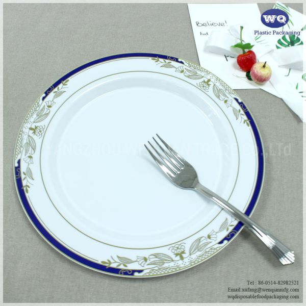7.5 Inch/10 Inch Disposable Plastic Dinner Plate,High Heat Resistant Wholesale Plate,Round Plate For Dinner