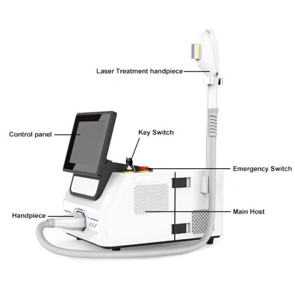 Les machines IPL portables pour éliminer les pores du corps et du visage