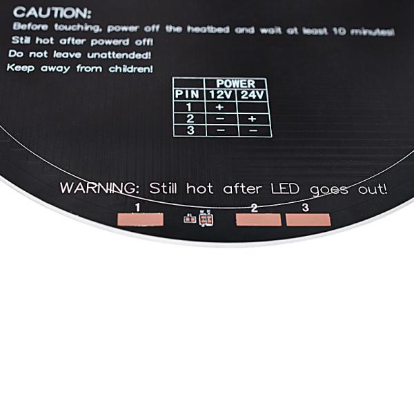 Aluminum Substrate MK3 Hot Bed 240mm Round Hotbed 240mm*3mm