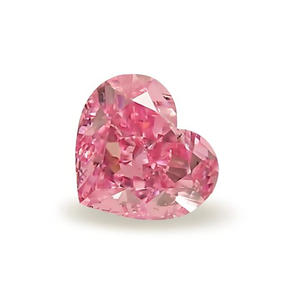 Pink  Heart Cut 0.5carat- 2.5carat  Lab Grown Diamond HPHT CVD  Diamond Fancy pink Color VVS VS 3EX Loose Diamond IGI Certified