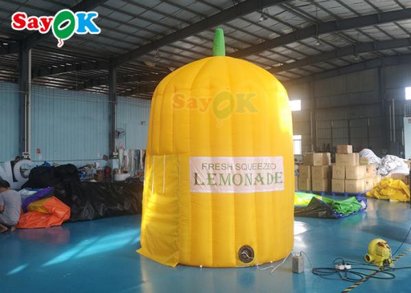 Propaganda inflável do suporte de limonada da barraca exterior inflável da barraca do trabalho com ventilador