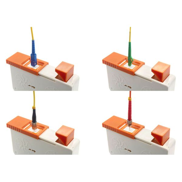 Белый Оранжевый St Fiber Cleaner Connector Cleaning Kit для SC FC MU LC ST D4 DIN Connectors