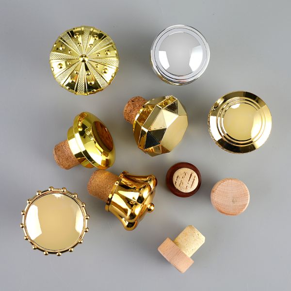 Крышка бутылки с виски для водки Ликеры Вино Коньяк Фанси Алюминиевый Т Корковый стеклянный провод