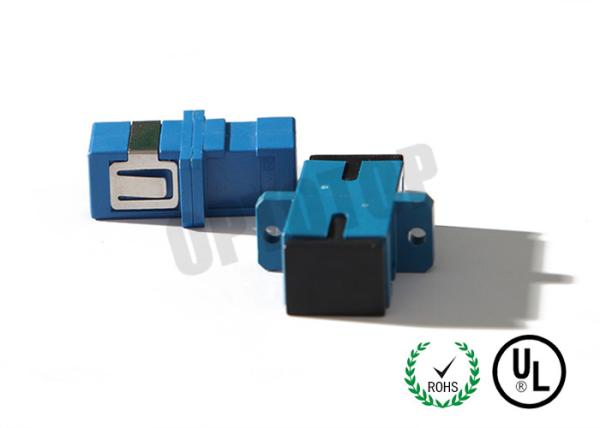 SC UPC Single Mode Fiber Attenuator , Mini Sizes SC Fiber Optic Splicing