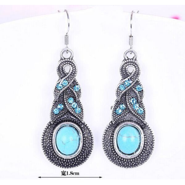 Fashion Turquoise Beaded Earrings