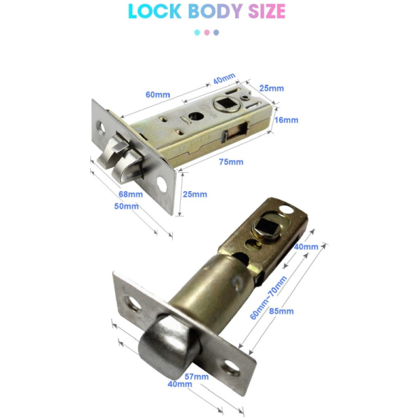 TTlock Fingerprint Bluetooth Smart Lock Keyless Zinc Alloy Handle