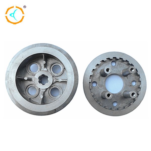 Three Wheeler Motorcycle Clutch Hub Silver Color ADC12 Material For TVS MAX100