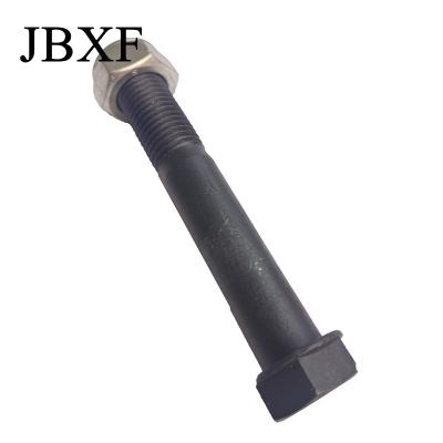 Flat Head Plow Bolt With Nut Bucket Tooth Plow Bolt  30mm Thread Length