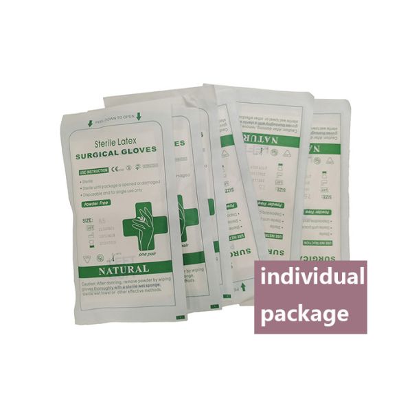 Предохранение от качества еды медицинского устранимого порошка перчаток латекса прозрачного эластичного свободное