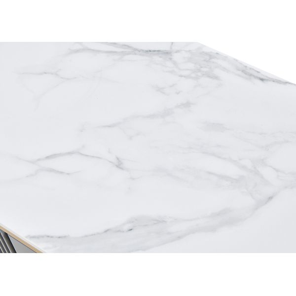 Rock Plate Metal Living Room TV Unit Coffee Table Set