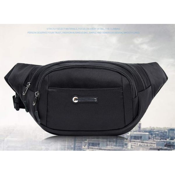 Multi-functional large-capacity outdoor sports Oxford cloth cash mobile phone waist bags