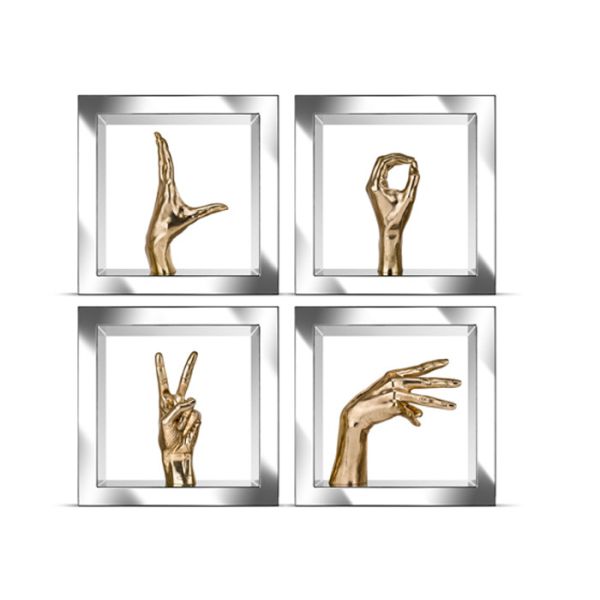 現代的な鋳造の青銅色の行為の彫刻50 - 100cmの高さ