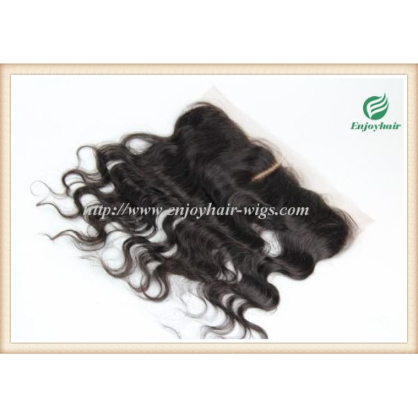 Brazilian virgin hair lace frontal 13''x4'' ,natural color body wave 10''-24''L hairpiece