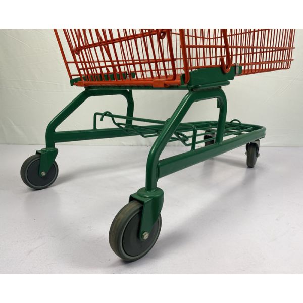 210L немецкий тип тележка вагонетки покупок склада красная и зеленая с колесами PU 5 дюймов