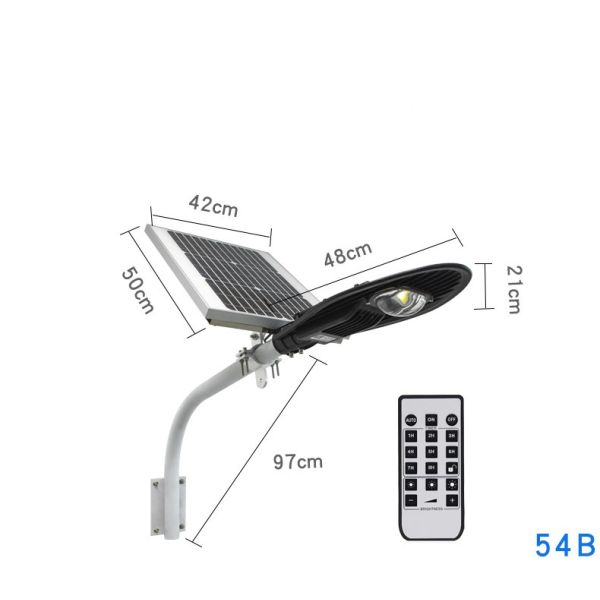 Solar Panel Battery Aluminum Remote Control Street Light