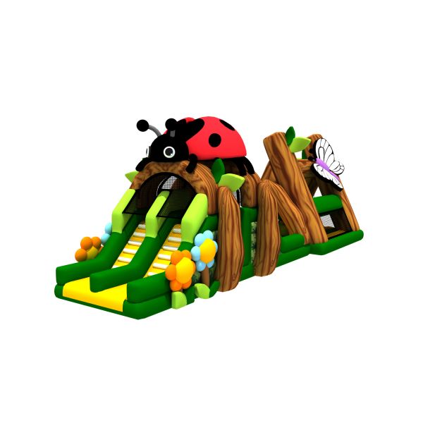0.55мм ПВХ надувные препятствия Курсы на тему насекомых 16,3x5x5,5м Внутренний сад Кассель